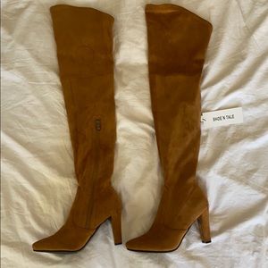 Women’s suede over the knee boots